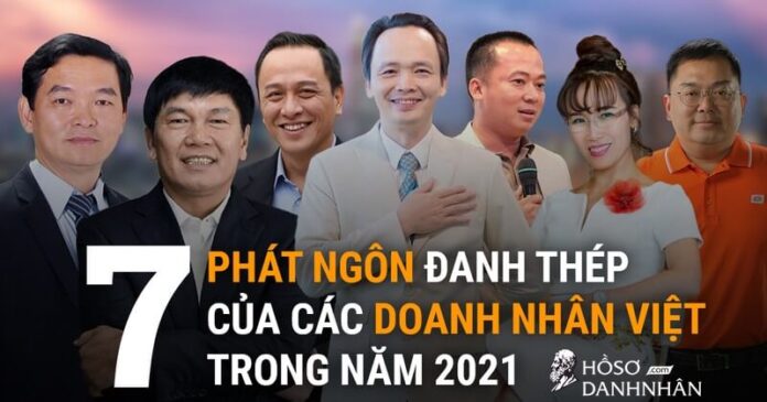 7 phát ngôn tóm gọn năm 2021 từ những doanh nhân Việt hàng đầu: tinh thần Việt không bao giờ lùi bước trước khó khăn