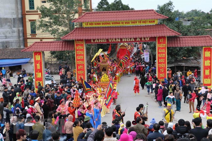 Lễ hội Kinh Dương Vương tri ân Vua Thủy Tổ dân tộc Việt Nam | Lễ hội | Vietnam+ (VietnamPlus)