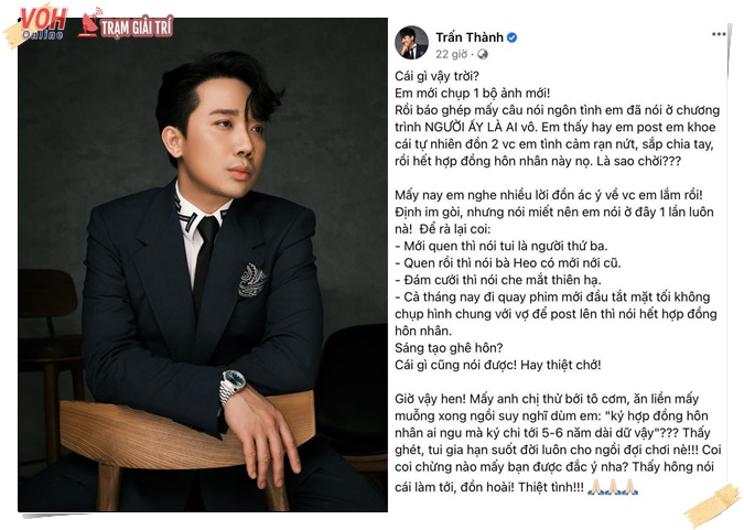 Tiểu sử danh hài Trấn Thành: Tuổi thơ nghèo khó vươn lên trở thành sao hạng A của showbiz, kết hôn với Hari Won, tài sản trăm tỷ